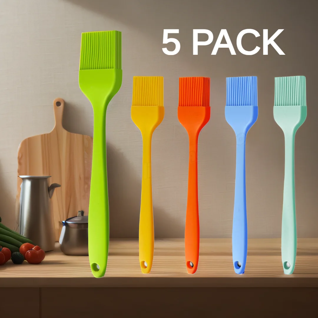 Kitchen Baking Brush - 5/3/2/1pcs Silicone Kitchen Brush Basting Pastry