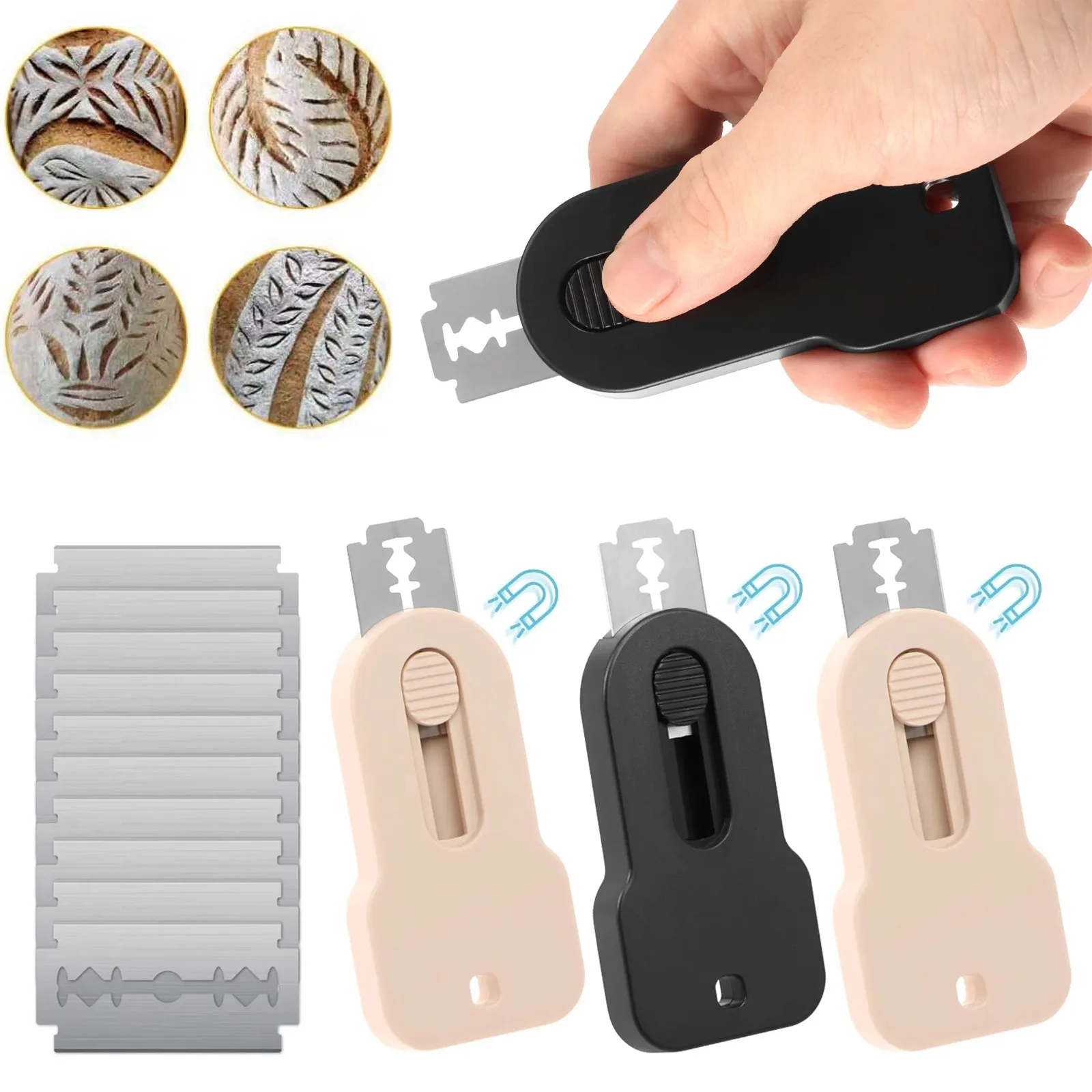 Bread Lame Scoring - 4Pcs Bread Scoring Knife with 20