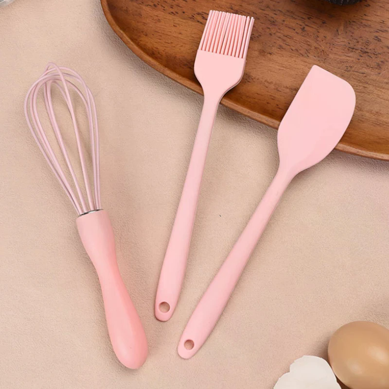 Kitchen Baking Brush - 3PCS Silicone Baking Set Cake Cream