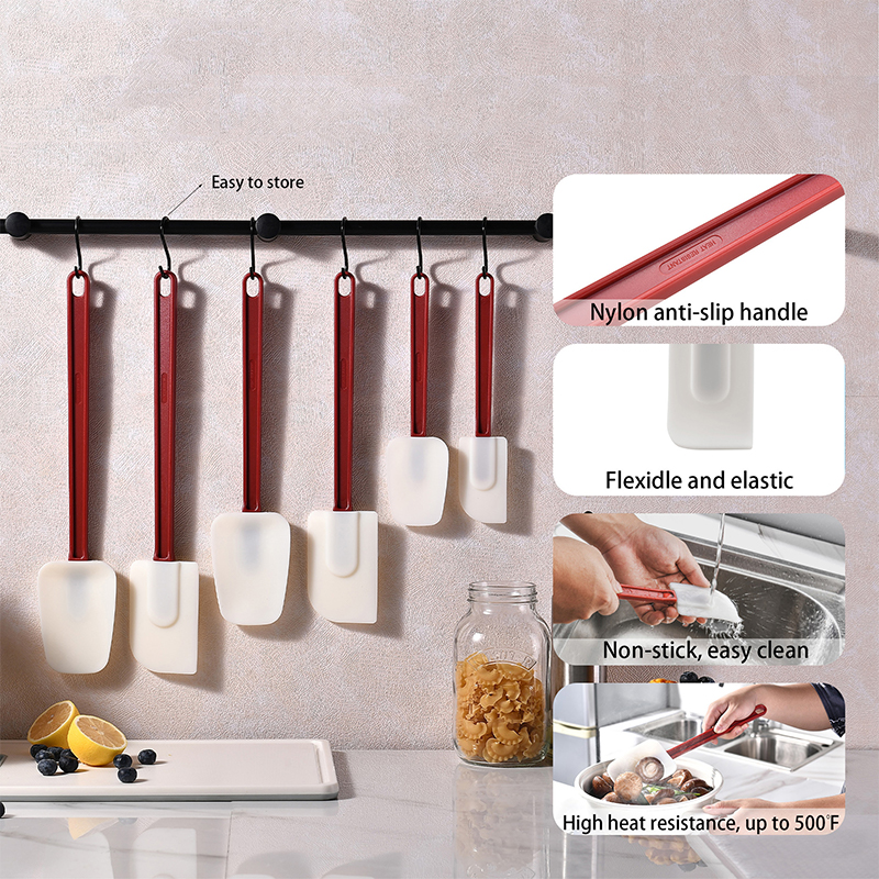 1/2Pcs Silicone Butter Scraper - Kitchen Baking Torch ulasan dan harga