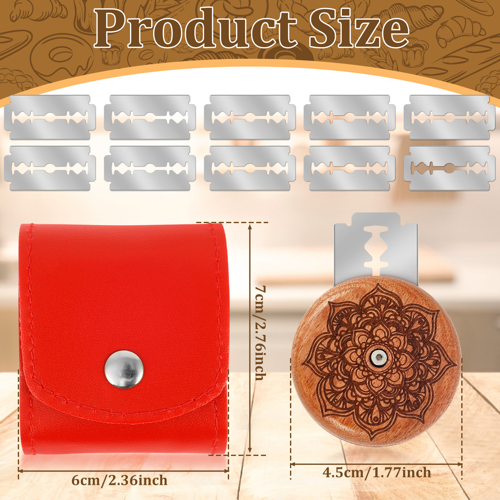 Wood Bread Lame Slashing Tool  - Bread Lame Scoring ulasan dan harga