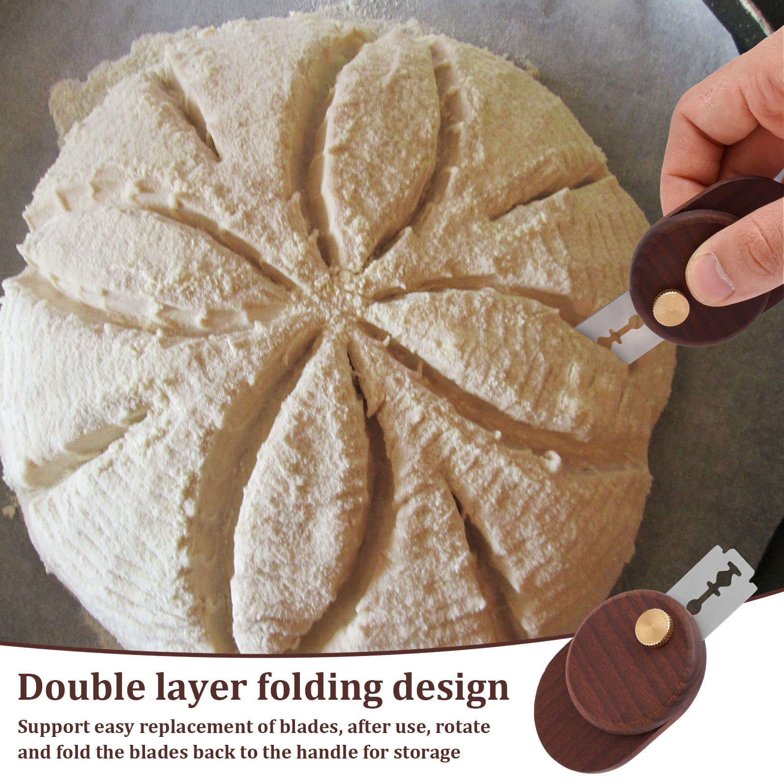 Dough Scoring Knife Stainless  - Bread Lame Scoring ulasan dan harga