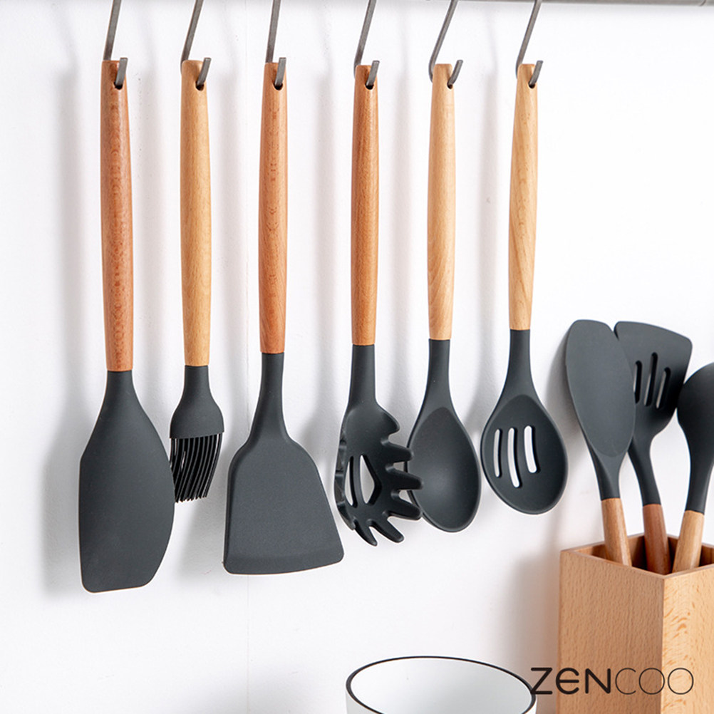 Silicone Bbq Brush Wood Handle - Kitchen Baking Brush ulasan dan harga