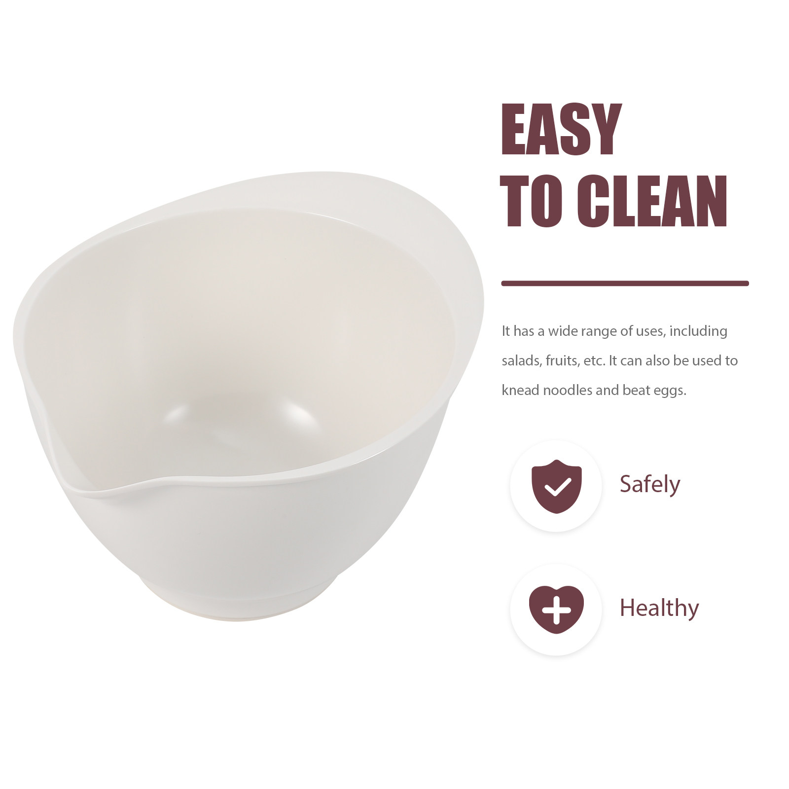 1Pcs Premium Eco-Friendly Mixi - Kitchen Baking Bowls ulasan dan harga