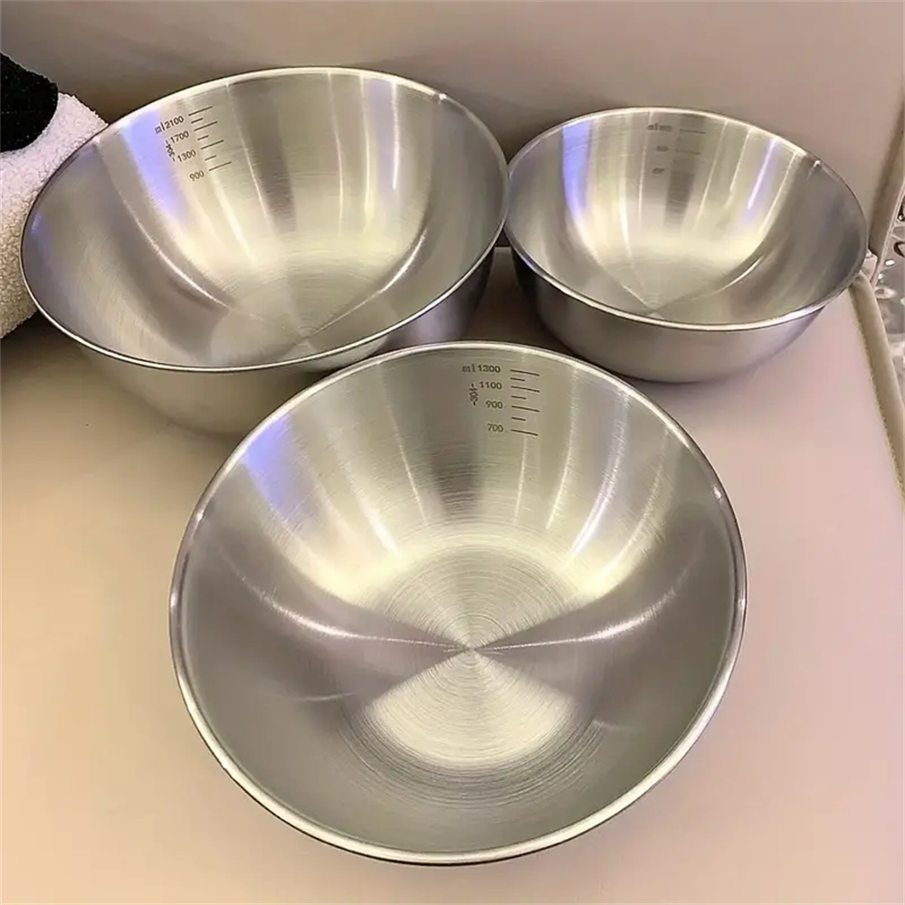1-3 Stainless Steel Bowl Set w - Kitchen Baking Bowls ulasan dan harga