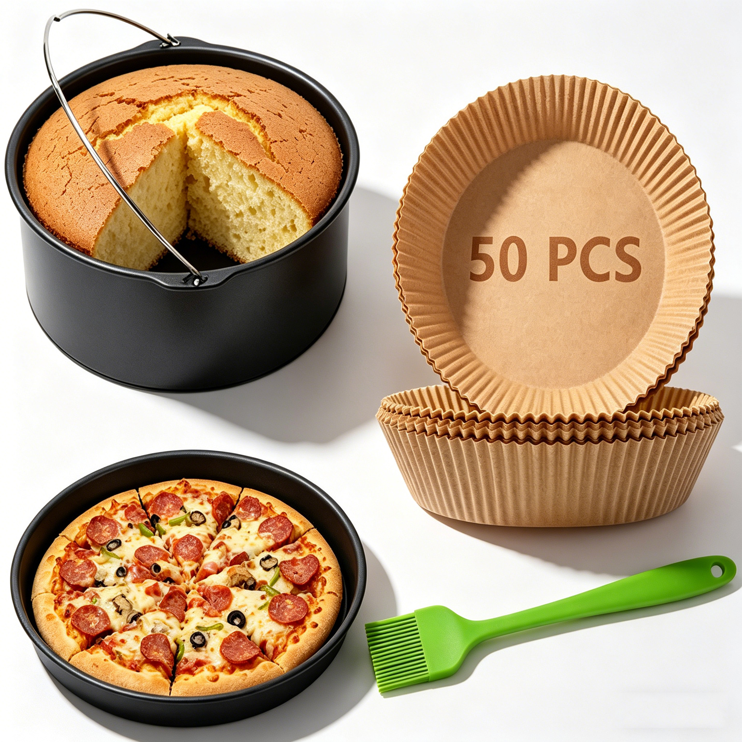 7 Inch Air Fryer Accessories S - Kitchen Baking Brush ulasan dan harga