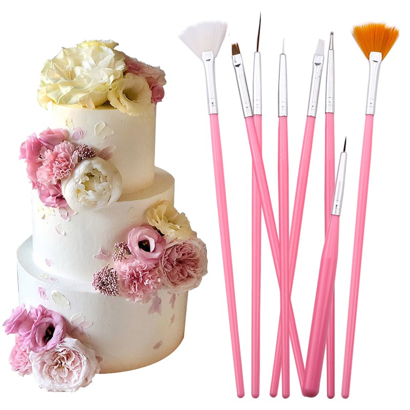 15Pcs/Set Sugar Craft Brush Fo - Kitchen Baking Brush ulasan dan harga