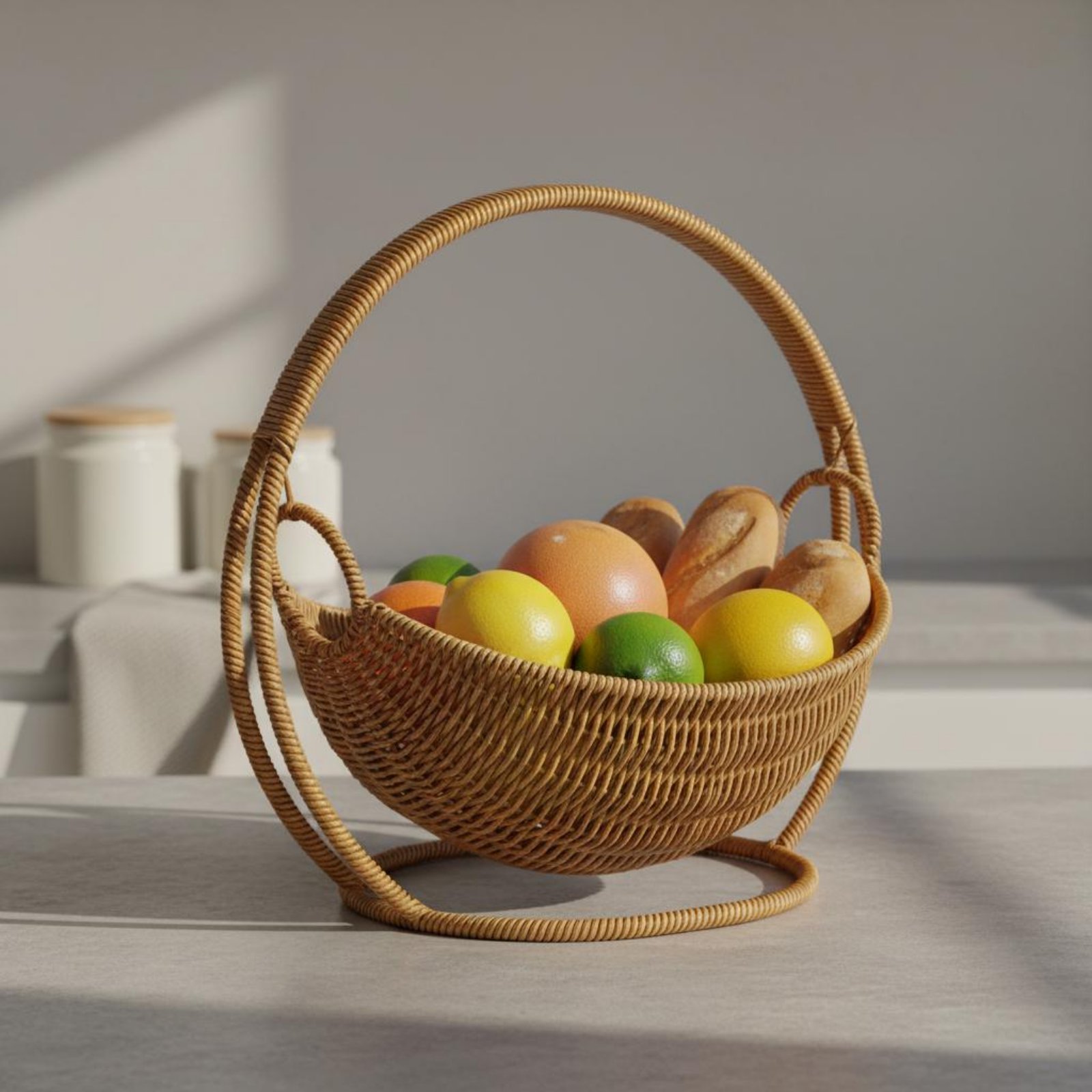 Cradle Design Bread Basket Han - Kitchen Baking Bowls ulasan dan harga