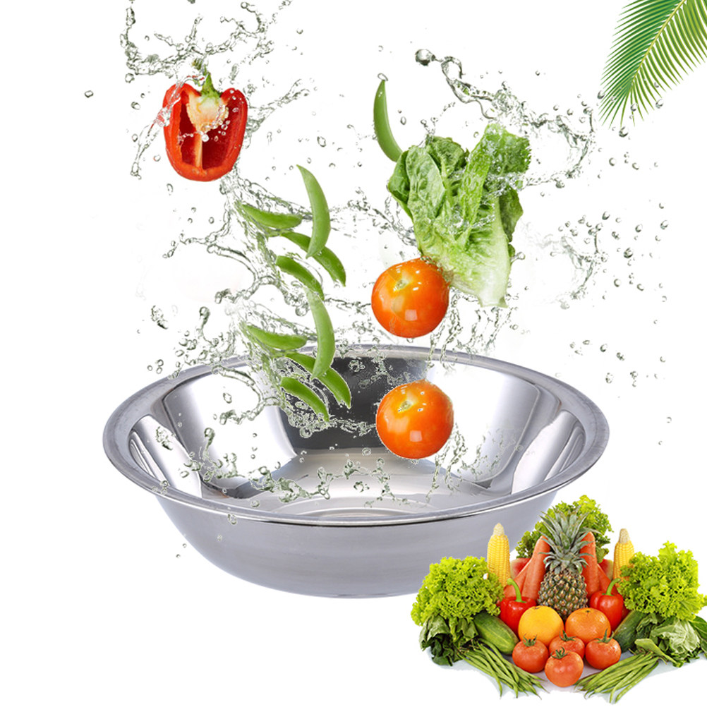 1Pcs Heavy Duty Thickened Stai - Kitchen Baking Bowls ulasan dan harga