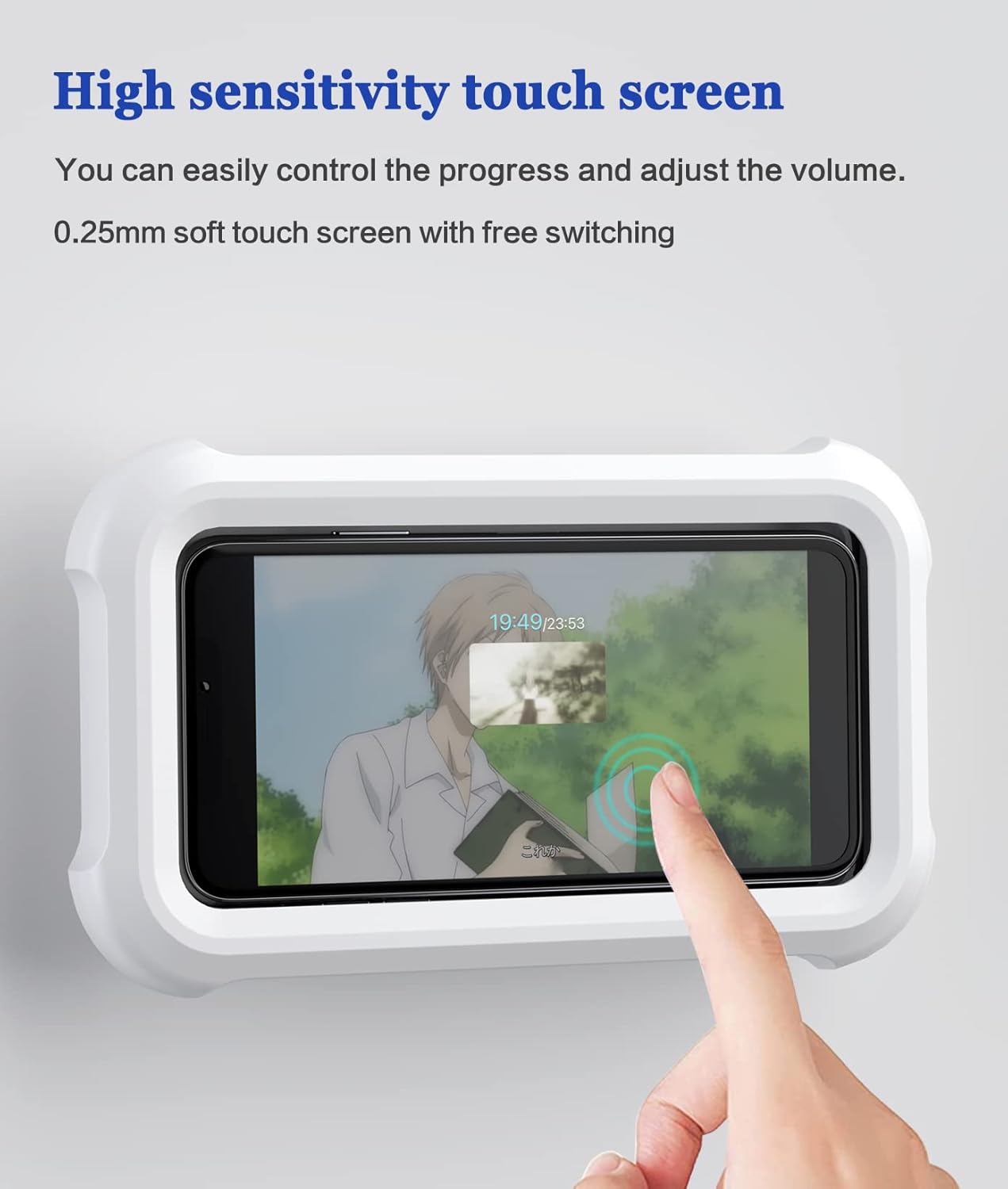 Waterproof Shower Phone Holder - Kitchen Up ulasan dan harga