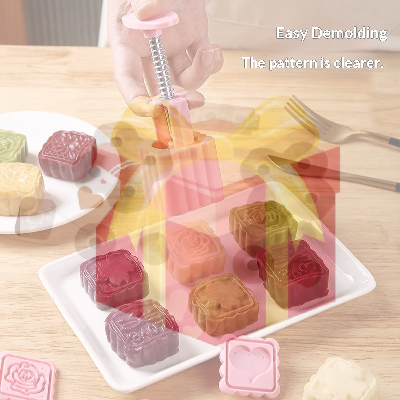【HG】1 Set DIY Mooncake Mold Pl - Kitchen Baking Torch ulasan dan harga