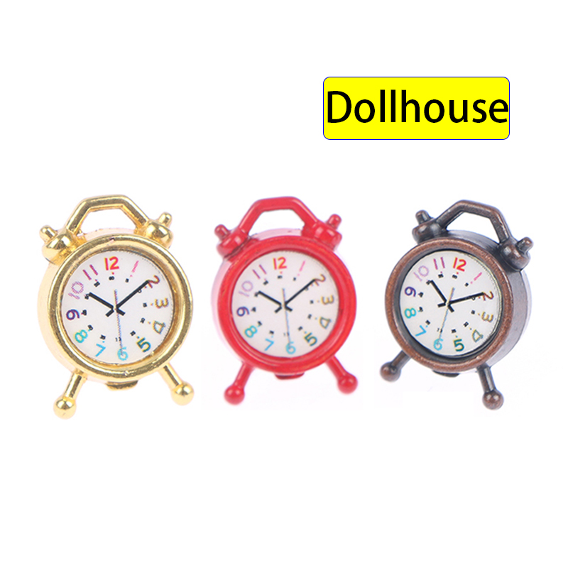 1PC 1:12 Scale Alarm Clock Dol - Kitchen Up ulasan dan harga