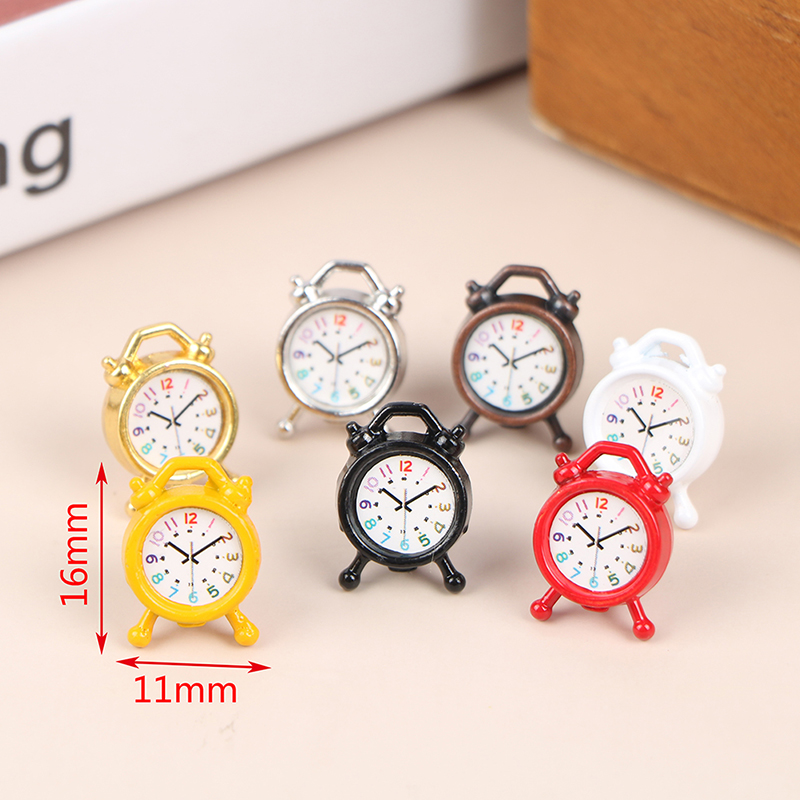 1PC 1:12 Scale Alarm Clock Dol - Kitchen Up ulasan dan harga