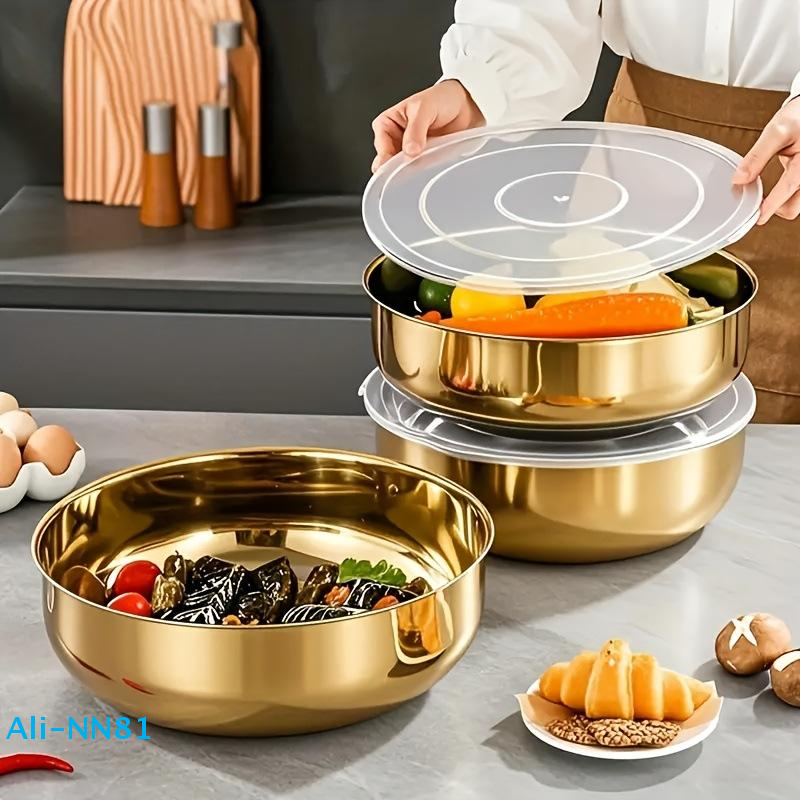 【N】Stainless Steel Mixing Bowl - Kitchen Baking Bowls ulasan dan harga