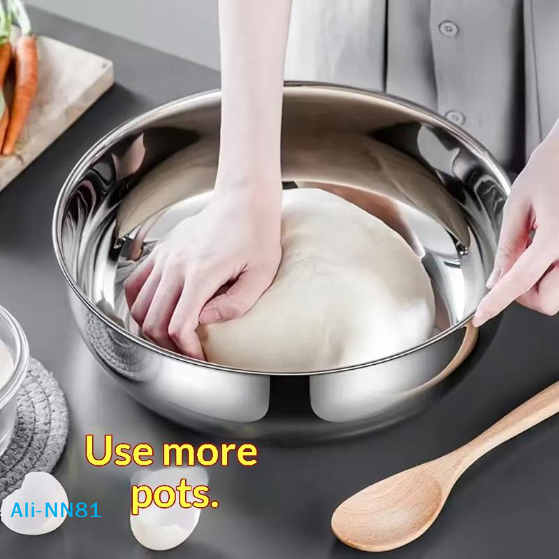 【N】Stainless Steel Mixing Bowl - Kitchen Baking Bowls ulasan dan harga