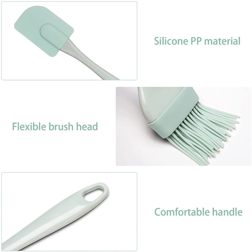 3Pcs Cream Scraper DIY Bread C - Kitchen Baking Brush ulasan dan harga