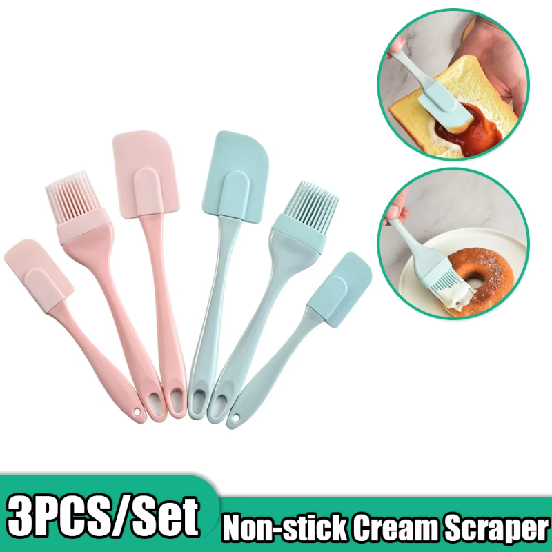 Food Grade Silicone Cream Scra - Kitchen Baking Brush ulasan dan harga