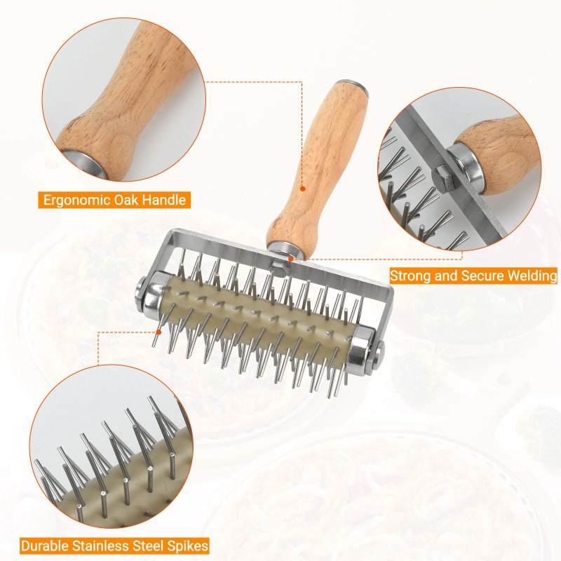 Stainless Steel Pizza Docker,  - Bread Lame Scoring ulasan dan harga