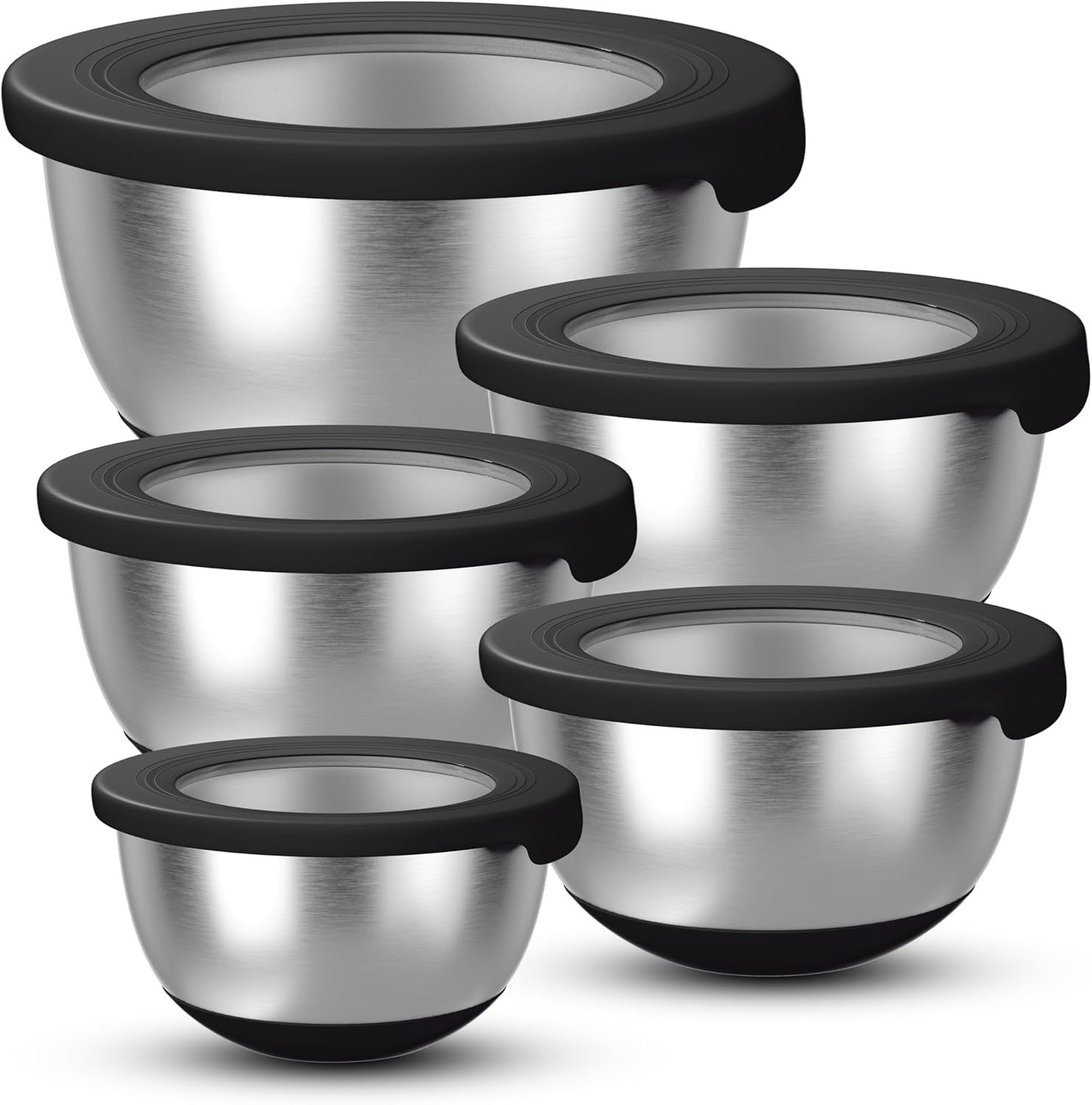 Stainless Steel Mixing Bowls w - Kitchen Baking Bowls ulasan dan harga