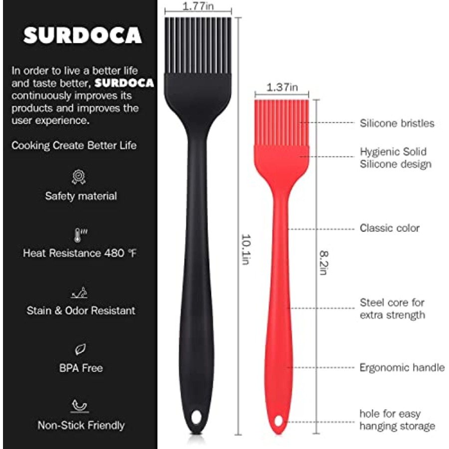 Silicone Pastry Basting Brush  - Kitchen Baking Brush ulasan dan harga