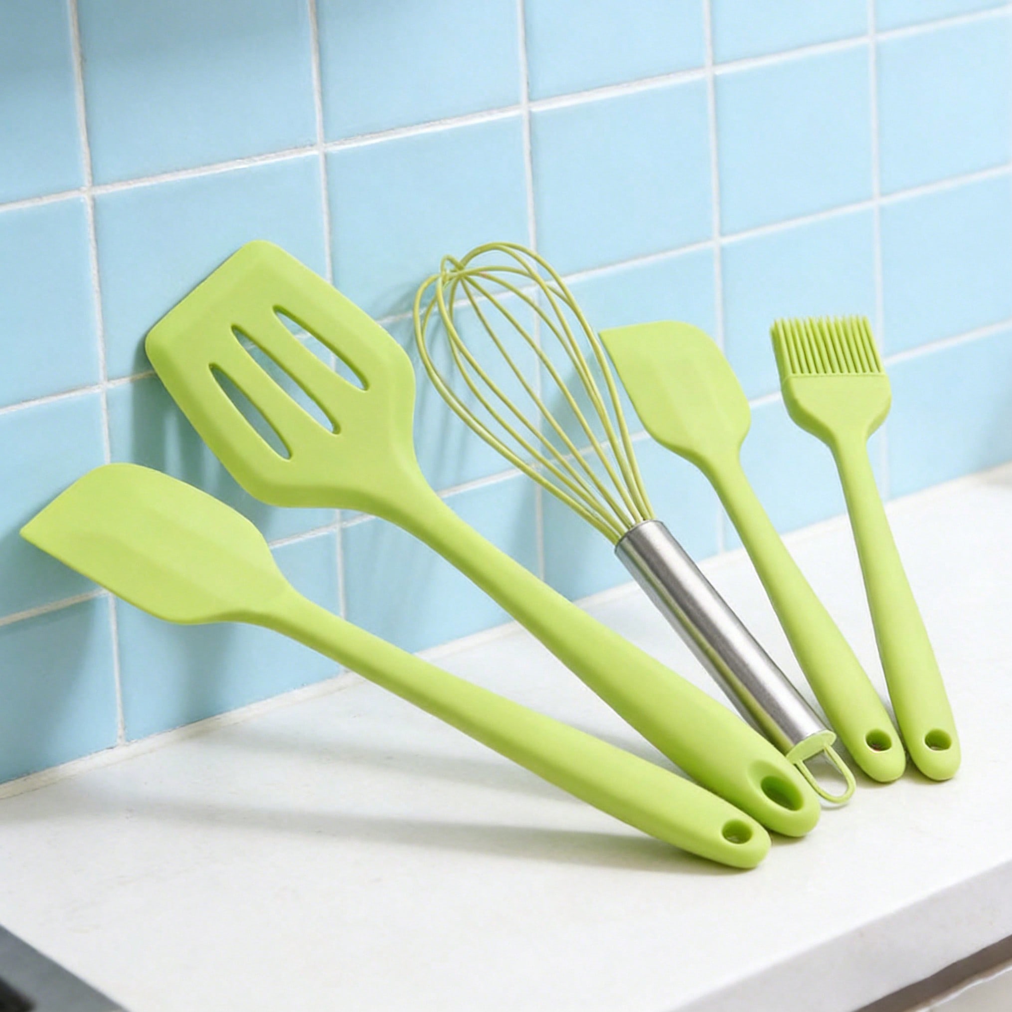 Silicone Cooking Utensils Set, - Kitchen Baking Brush ulasan dan harga