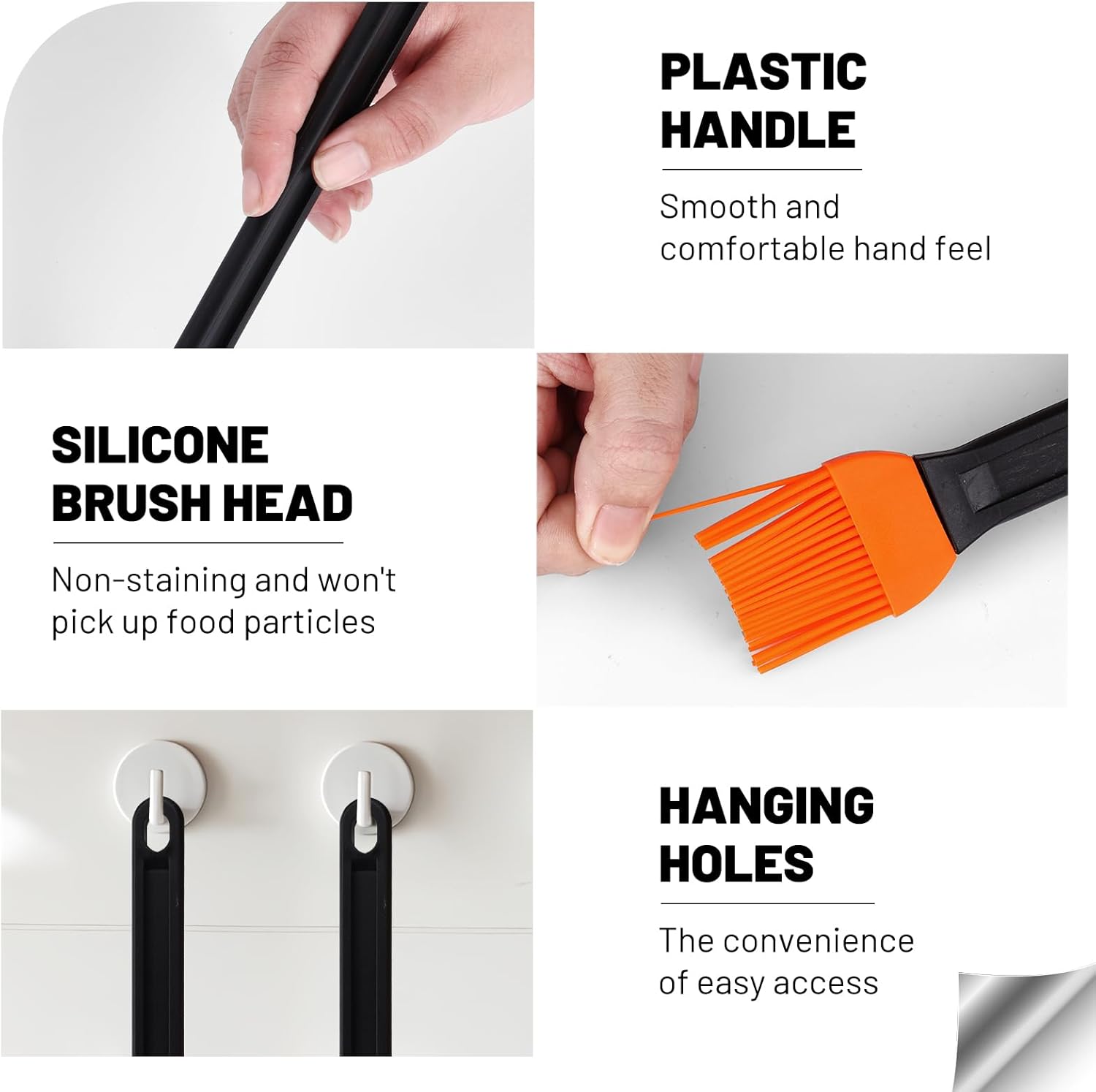 14 Inch Two Tone Silicone Bast - Kitchen Baking Brush ulasan dan harga