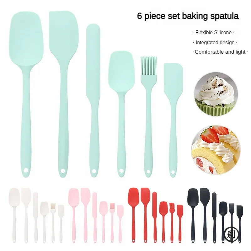 6pc Silicone Spatula set for b - Kitchen Baking Brush ulasan dan harga