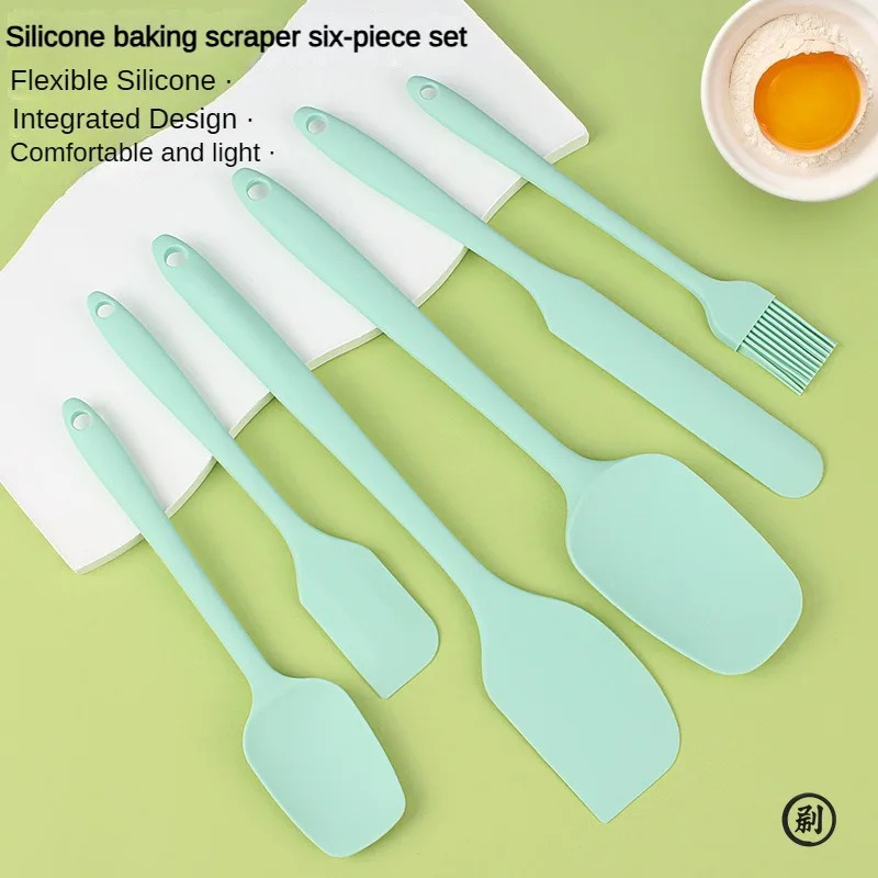 6pc Silicone Spatula set for b - Kitchen Baking Brush ulasan dan harga