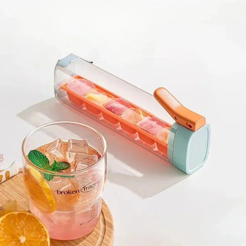 One-Hand Press Ice Cube Tray P - Kitchen Up ulasan dan harga