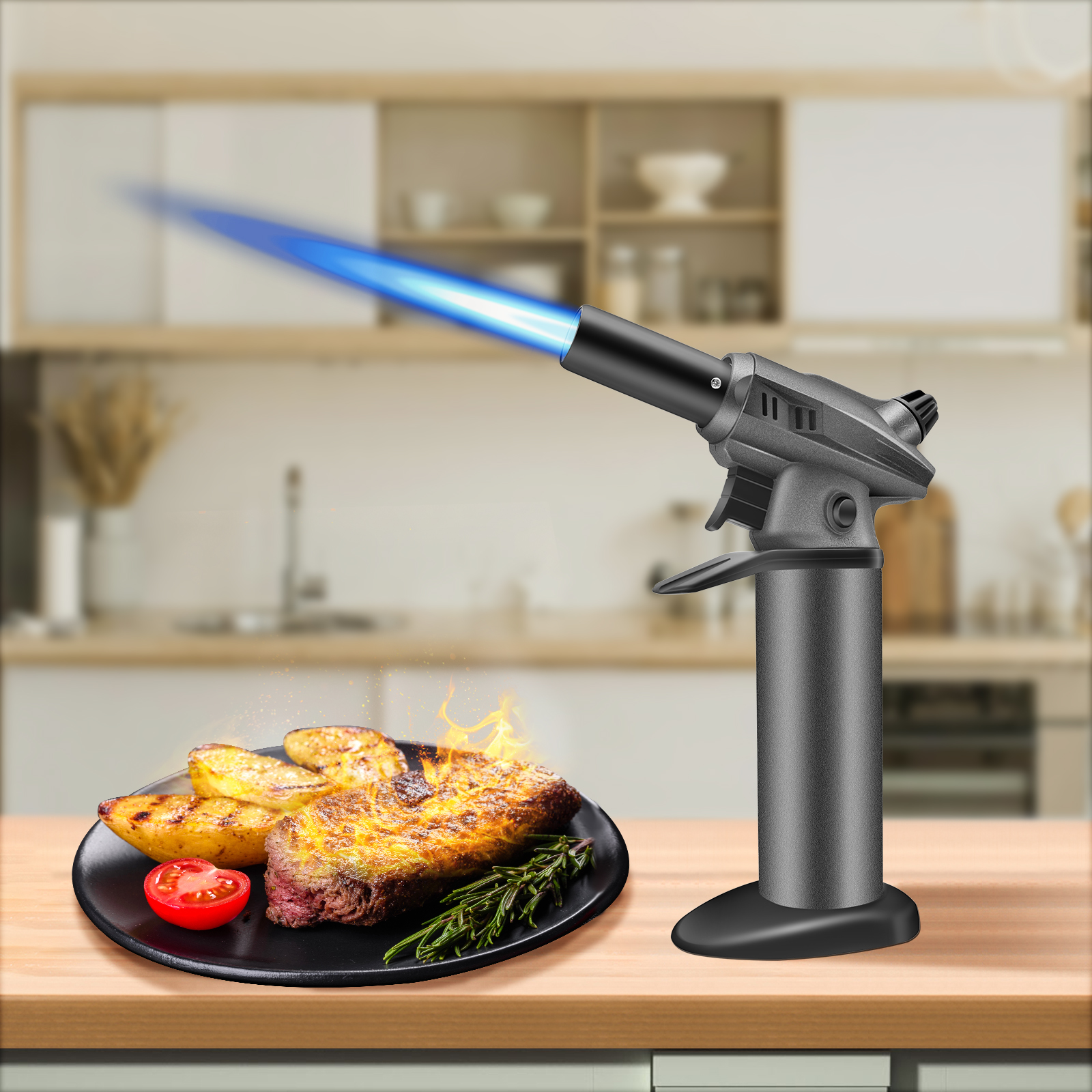 High-Power Professional Butane - Kitchen Baking Torch ulasan dan harga